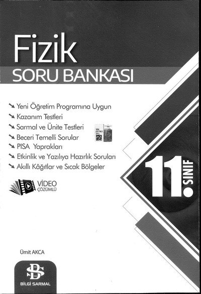 FİZİK SORU BANKASI VİDEO ÇÖZÜMLÜ ANKA Fotokopi