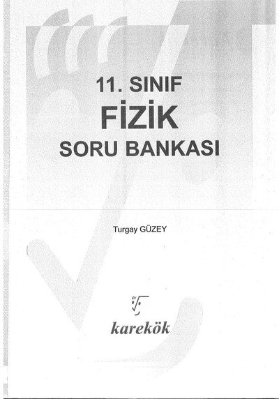 FİZİK SORU BANKASI ANKA Fotokopi