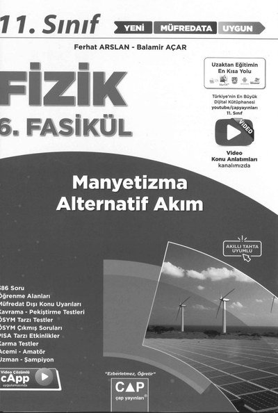 FİZİK 6. FASİKÜL MANYETİZMA ALTERNATİF AKIM ANKA Fotokopi