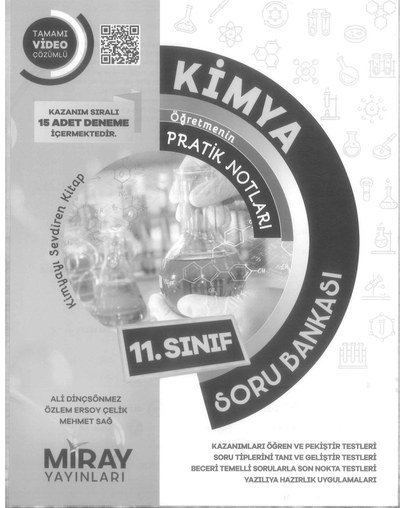 KİMYA ÖĞRETMENİN PRATİK NOTLARI SORU BANKASI ANKA Fotokopi