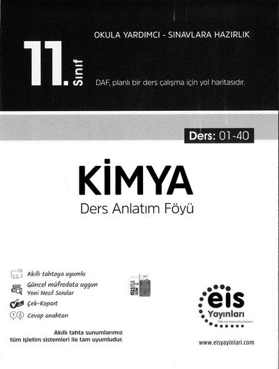 KİMYA DERS ANLATIM FÖYÜ ANKA Fotokopi