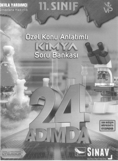 ÖZEL KONU ANLATIMLI KİMYA SORU BANKASI 24 ADIMDA ANKA Fotokopi