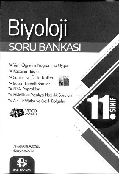 BİYOLOJİ SORU BANKASI ANKA Fotokopi