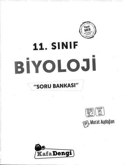 BİYOLOJİ SORU BANKASI ANKA Fotokopi