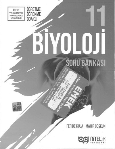 BİYOLOJİ SORU BANKASI