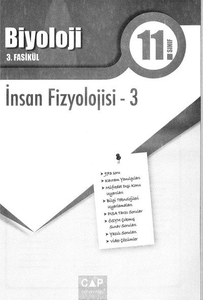 BİYOLOJİ 3. FASİKÜL İNSAN FİZYOLOJİSİ -3