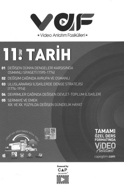 TARİH VİDEO ANLATIM FASİKÜLLERİ ANKA Fotokopi