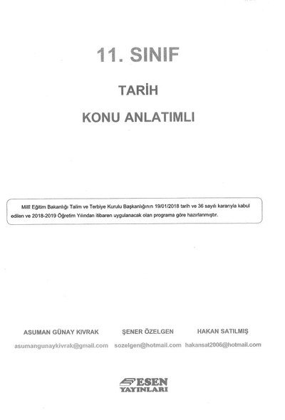 TARİH KONU ANLATIMLI
