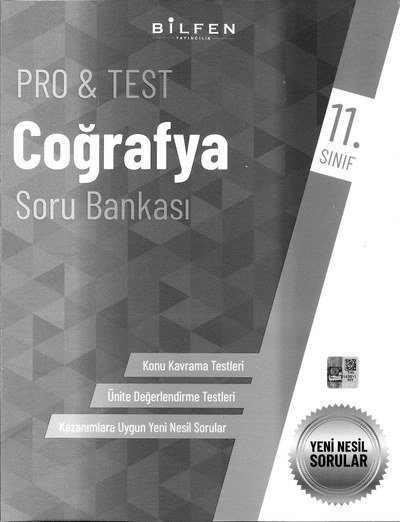 PRO & TEST COĞRAFYA SORU BANKASI ANKA Fotokopi