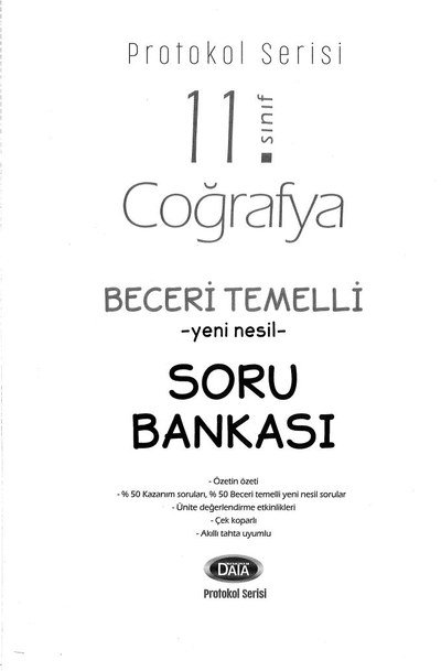 COĞRAFYA BECERİ TEMELLİ YENİ NESİL SORU BANKASI