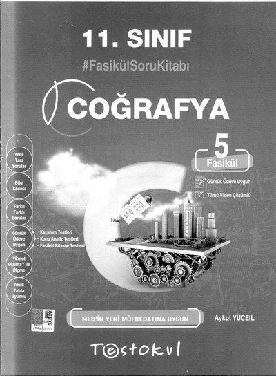 COĞRAFYA FASİKÜL SORU KİTABI ANKA Fotokopi