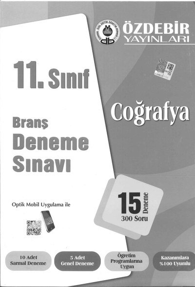 BRANŞ DENEME SINAVI COĞRAFYA 15 DENEME 300 SORU ANKA Fotokopi