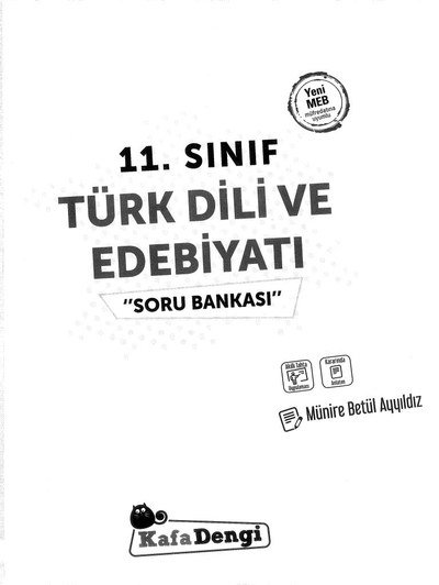 TÜRK DİLİ VE EDEBİYATI SORU BANKASI ANKA Fotokopi