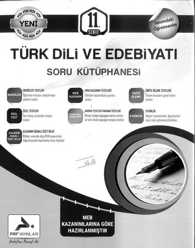 TÜRK DİLİ VE EDEBİYATI SORU KÜTÜPHANESİ ANKA Fotokopi
