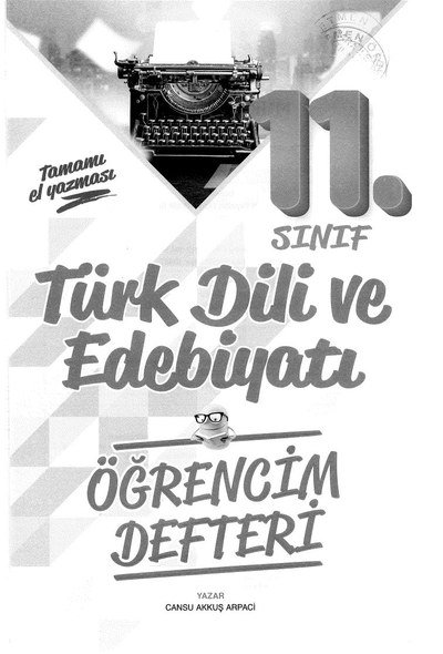TÜRK DİLİ VE EDEBİYATI ÖĞRENCİM DEFTERİ