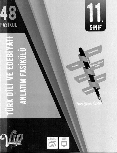 TÜRK DİLİ VE EDEBİYATI ANLATIM FASİKÜLÜ 48 FASİKÜL ANKA Fotokopi