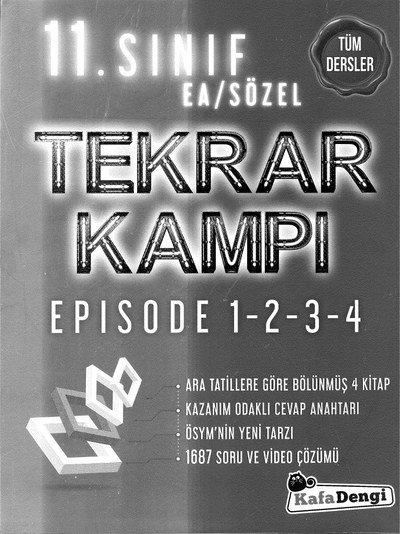 EA/SÖZEL TEKRAR KAMPI EPISODE 1-2-3-4 ANKA Fotokopi