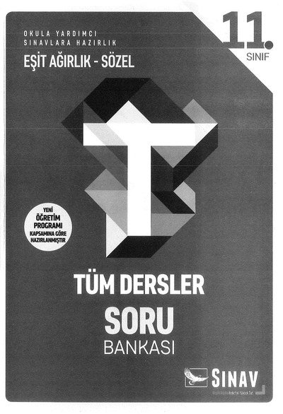 TÜM DERSLER SORU BANKASI