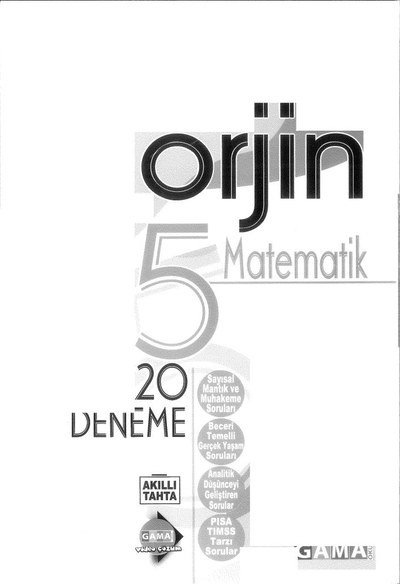 ORJİN MATEMATİK ANKA Fotokopi