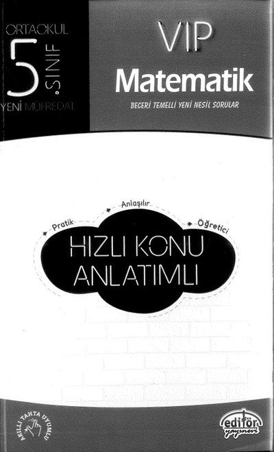 VIP MATEMATİK KONU ANLATIMLI