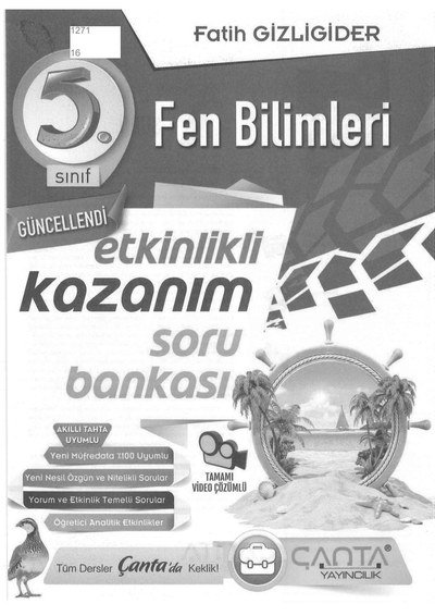 FEN BİLİMLERİ SORU BANKASI ANKA Fotokopi