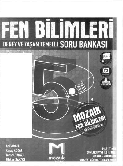 FEN BİLİMLERİ DENEY VE YAŞAM TEMELLİ SORU BANKASI ANKA Fotokopi