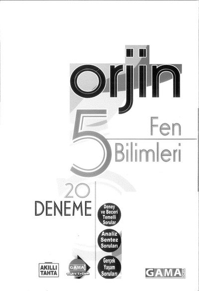 ORJİN FEN BİLİMLERİ 20 DENEME