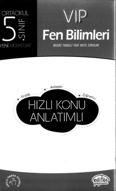 VIP FEN BİLİMLERİ HIZLI KONU ANLATIMLI