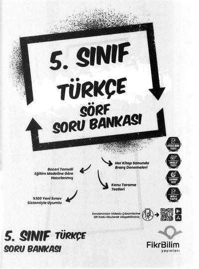 TÜRKÇE SÖRF SORU BANKASI ANKA Fotokopi