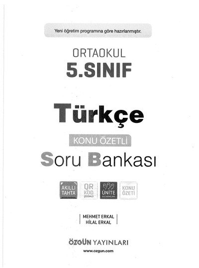 TÜRKÇE KONU ÖZETLİ SORU BANKASI