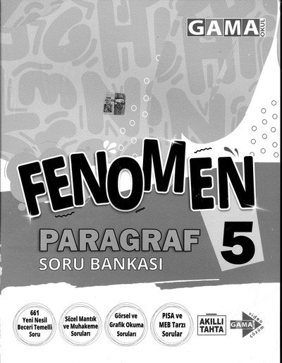 FENOMEN PARAGRAF SORU BANKASI ANKA Fotokopi