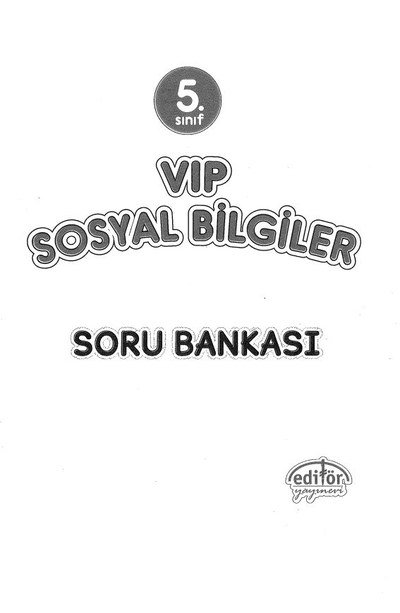 VIP SOSYAL BİLGİLER SORU BANKASI ANKA Fotokopi