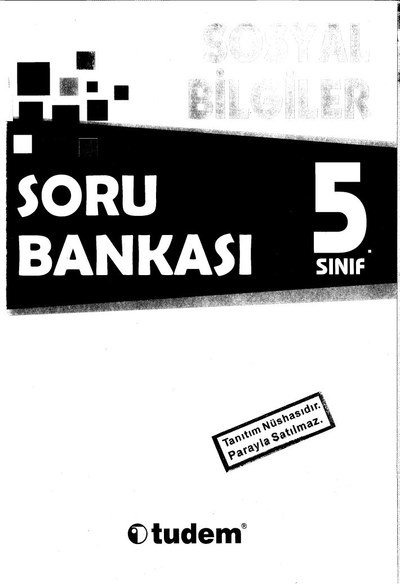SORU BANKASI SOSYAL BİLGİLER