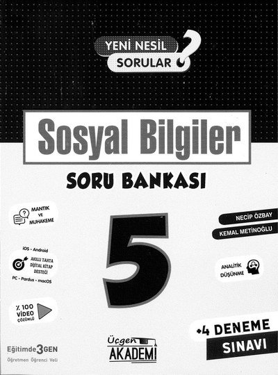 SOSYAL BİLGİLER SORU BANKASI ANKA Fotokopi