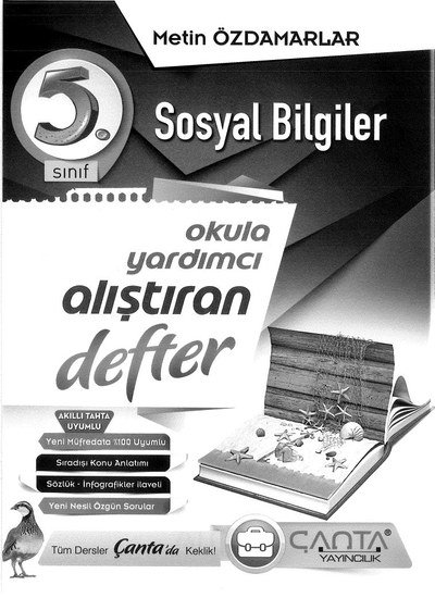 SOSYAL BİLGİLER OKULA ALIŞTIRAN DEFTER