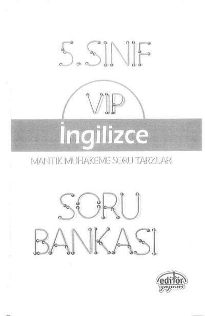 VIP İNGİLİZCE SORU BANKASI ANKA Fotokopi