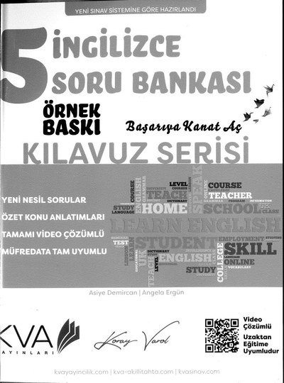 İNGİLİZCESORU BANKASI KILAVUZ SERİSİ ANKA Fotokopi