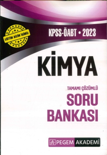 KİMYA TAMAMI ÇÖZÜMLÜ SORU BANKASI ANKA Fotokopi