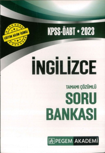 İNGİLİZCE TAMAMI ÇÖZÜMLÜ SORU BANKASI ANKA Fotokopi