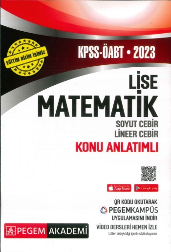 LİSE MATEMATİK SOYUT CEBİR LİNEER CEBİR KONU ANLATIMLI ANKA Fotokopi
