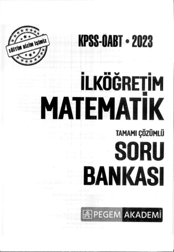 İLKÖĞRETİM MATEMATİK TAMAMI ÇÖZÜMLÜ SORU BANKASI ANKA Fotokopi