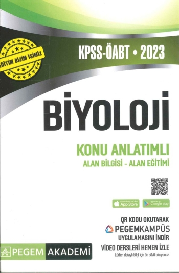 BİYOLOJİ KONU ANLATIMLI ALAN BİLGİSİ-ALAN EĞİTİMİ ANKA Fotokopi