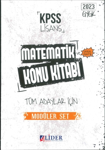 MATEMATİK KONU KİTABI ANKA Fotokopi