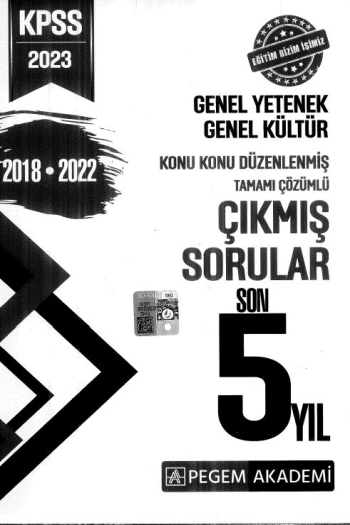 KONU KONU ÇIKMIŞ SORULAR ÇÖZÜMLĞ 2018-2022 ANKA Fotokopi