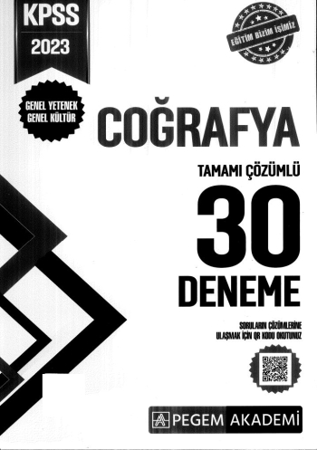 COĞRAFYA 30 DENEME TAMAMI ÇÖZÜMLÜ ANKA Fotokopi