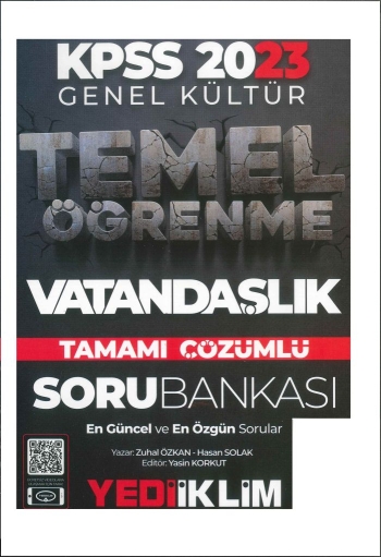 TEMEL ÖĞRENME VATANDAŞLIK ÇÖZÜMLÜ SORU BANKASI