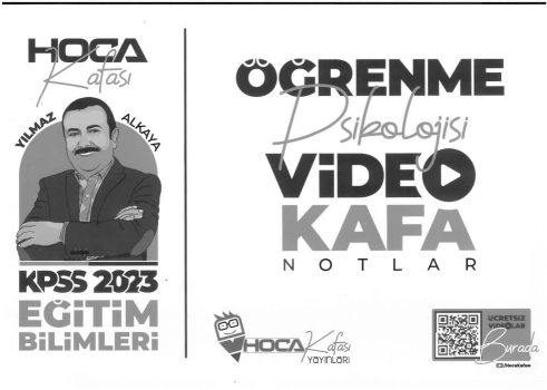 ÖĞRENME PSİKOLOJİSİ VİDEO KAFA NOTLAR