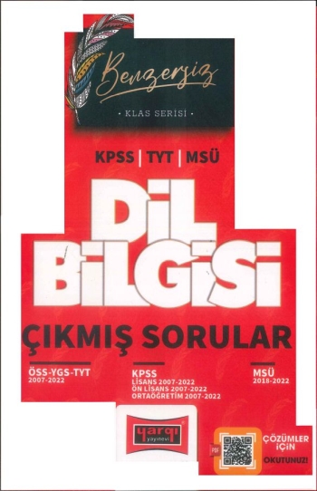 KLAS SERİSİ DİL BİLGİSİ ÇIKMIŞ SORULAR (KPSS-TYT-MSÜ) 2007-2022 ANKA Fotokopi