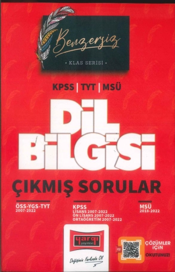 KLAS SERİSİ DİL BİLGİSİ ÇIKMIŞ SORULAR (ÖSS-YGS-TYT-KPSS-MSÜ) 2007-2022 ANKA Fotokopi
