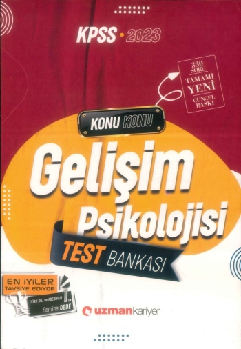 GELİŞİM PSİKOLOJİSİ TEST BANKASI KONU KONU ANKA Fotokopi